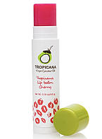 ЕФЕКТИВНИЙ БАЛЬЗАМ ДЛЯ ГУБ З КОКОСОВИМ МАСЛОМ ТРОПІКАНА. VIRGIN COCONUT OIL LIP BALM TROPICANA.