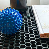 Килимок органайзер для робочого столу, підкладка на робочий стіл 50х30 см OSPORT (R-00026) Чорний, фото 3