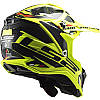 МОТОШОЛОМ ЕНДУРО LS2 MX700 SUBVERTER EVO STOMP КОЛІР H-V YELLOW BLACK, фото 2