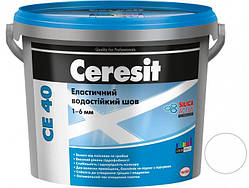 Фуга Ceresit CE 40 Trend Collection Еластичний водостійкий шов 2кг білий мармур 102