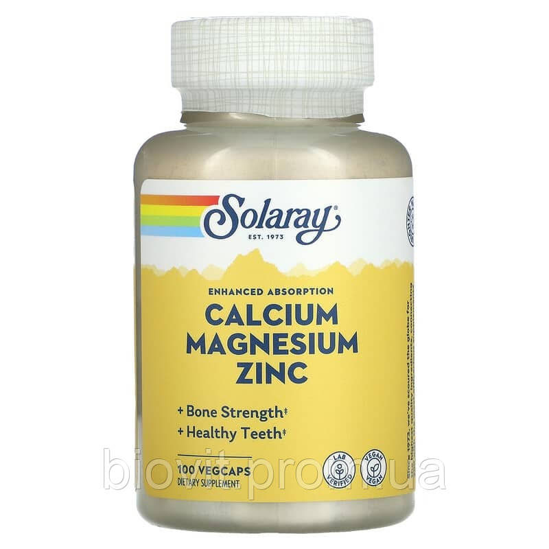 Кальцій магній та цинк (Calcium Magnesium Zinc) 250 капсул