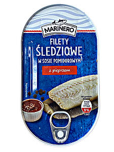 Філе оселедця в томатному соусі з перцем 170г Marinero Польща