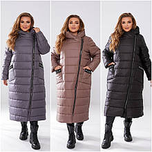 Жіноча зимова довга куртка