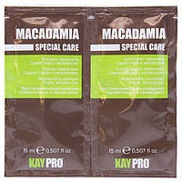Шампунь+Кондиционер с маслом макадами KayPro Macadamia SpecialCare 15мл+15мл