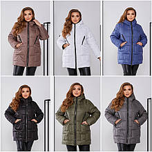 Жіноча зимова куртка великі розміри