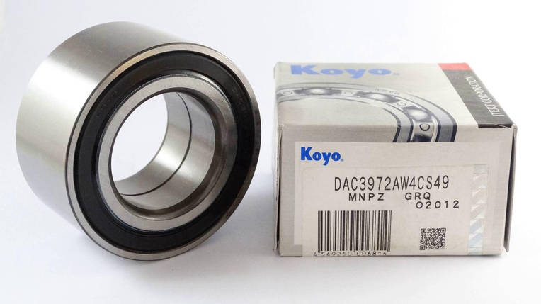 Підшипник DAC 3972AW4CS49 (39*72*37) маточини Lanos 1.6, Nexia, Espero від Koyo Японія, фото 1
