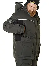 Костюм зимовий, зимовий чоловічий костюм, костюм Norfin Element Gray (-20), фото 3