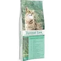 Сухий корм для дорослих кішок Carpathian Pet Food Optimal Care з куркою та морським окунем, 12 кг