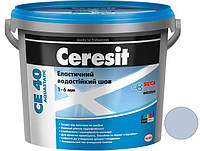 Фуга Ceresit CE 40 Aquastatic Эластичный водостойкий шов 2кг светло-голубой 79