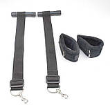 БДСМ підвіски на двері з наручниками Sportsheets Door Jam Cuffs — Садо-мозо, фото 5