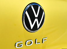 Емблема напис GOLF VW (Фольцваген) NEW type - Хром 155x20 мм, фото 4