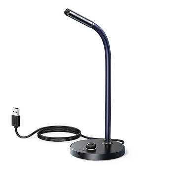 Настільний мікрофон з шумопоглинанням всеспрямований UGREEN Desktop USB Microphone (чорний) CM564