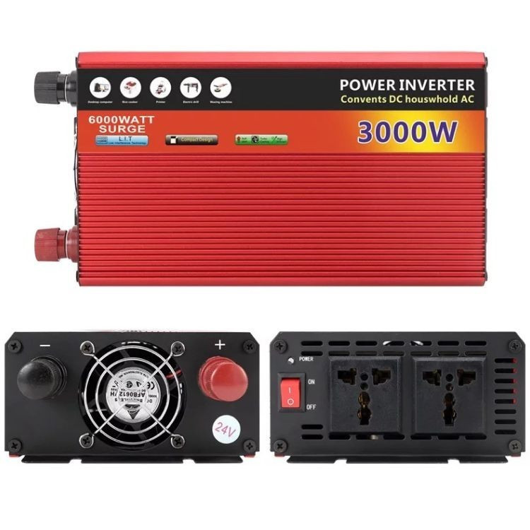 Інвертор 3000W перетворювач напруги 12V-220V Powerone+ ISX-3000