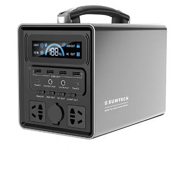 Портативна електростанція SUNTECH PS-300 480Wh, мобільна зарядна станція