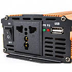 Інвертор 2000W перетворювач напруги Powerone+ ISX-2000 12В-220В, фото 3