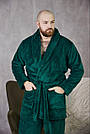 Домашній чоловічий костюм МАХРА ЖАКЕТ+ШТАНЦІ ТОМІКО СМАРАГД, фото 7