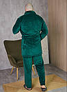 Домашній чоловічий костюм МАХРА ЖАКЕТ+ШТАНЦІ ТОМІКО СМАРАГД, фото 10