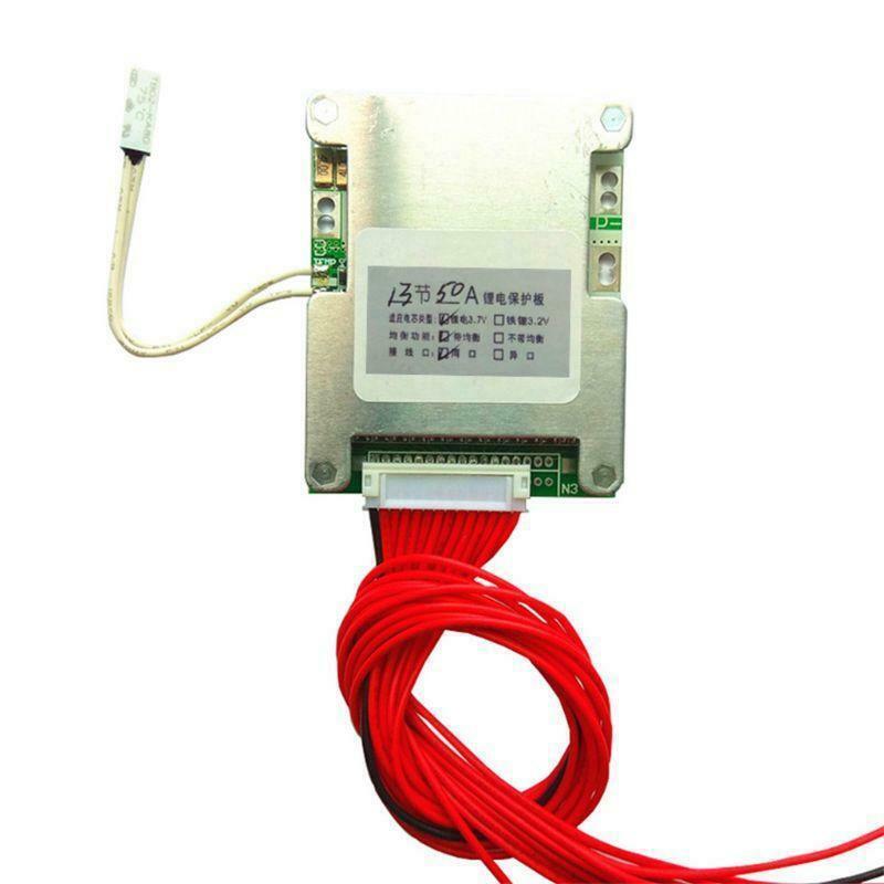 BMS контролер 13S аккум 3,7 V Li-ion 48V 50A заряду/розряду