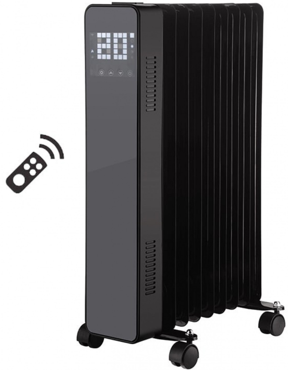 Масляний обігрівач SUNTECH TI-900B 2000B | 9 секцій, чорний