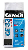 Фуга Ceresit CE 33 Plus Цветной шов 2кг черный 117