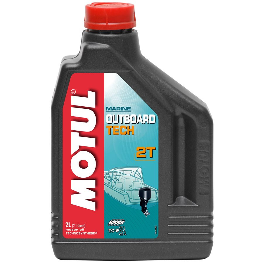 Масло моторне для човнових моторів Motul Outboard Tech 2T, 2л