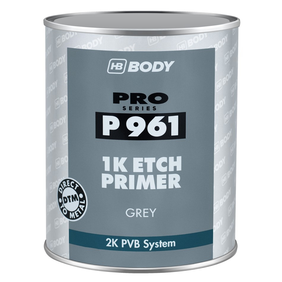 Реактивний грунт Body P961 1K Etch Primer 1 л, фото 1