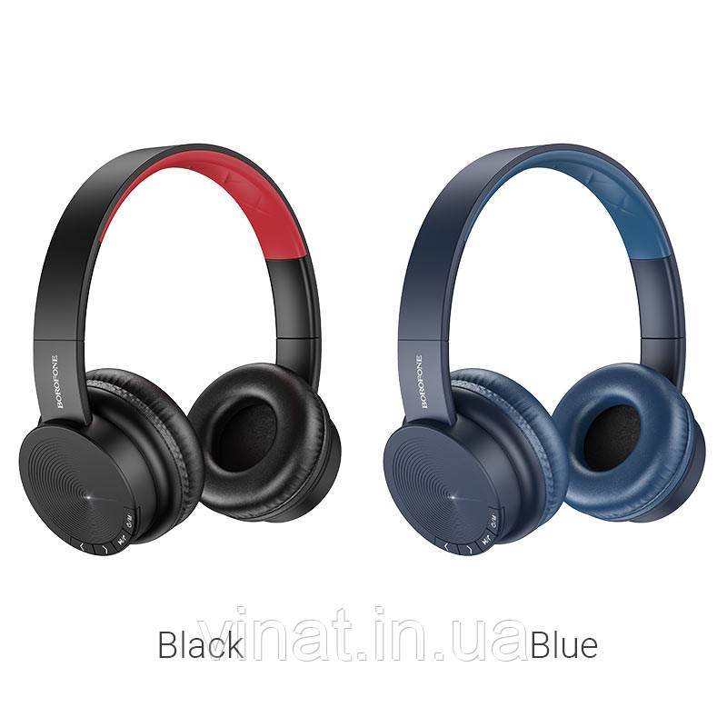 Навушники Borofone BO11 Maily BT headphones Bluetooth Blue/Black