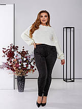 Жіночі дуже зручні лосини велюру на хутрі розміри норма й батал, фото 2