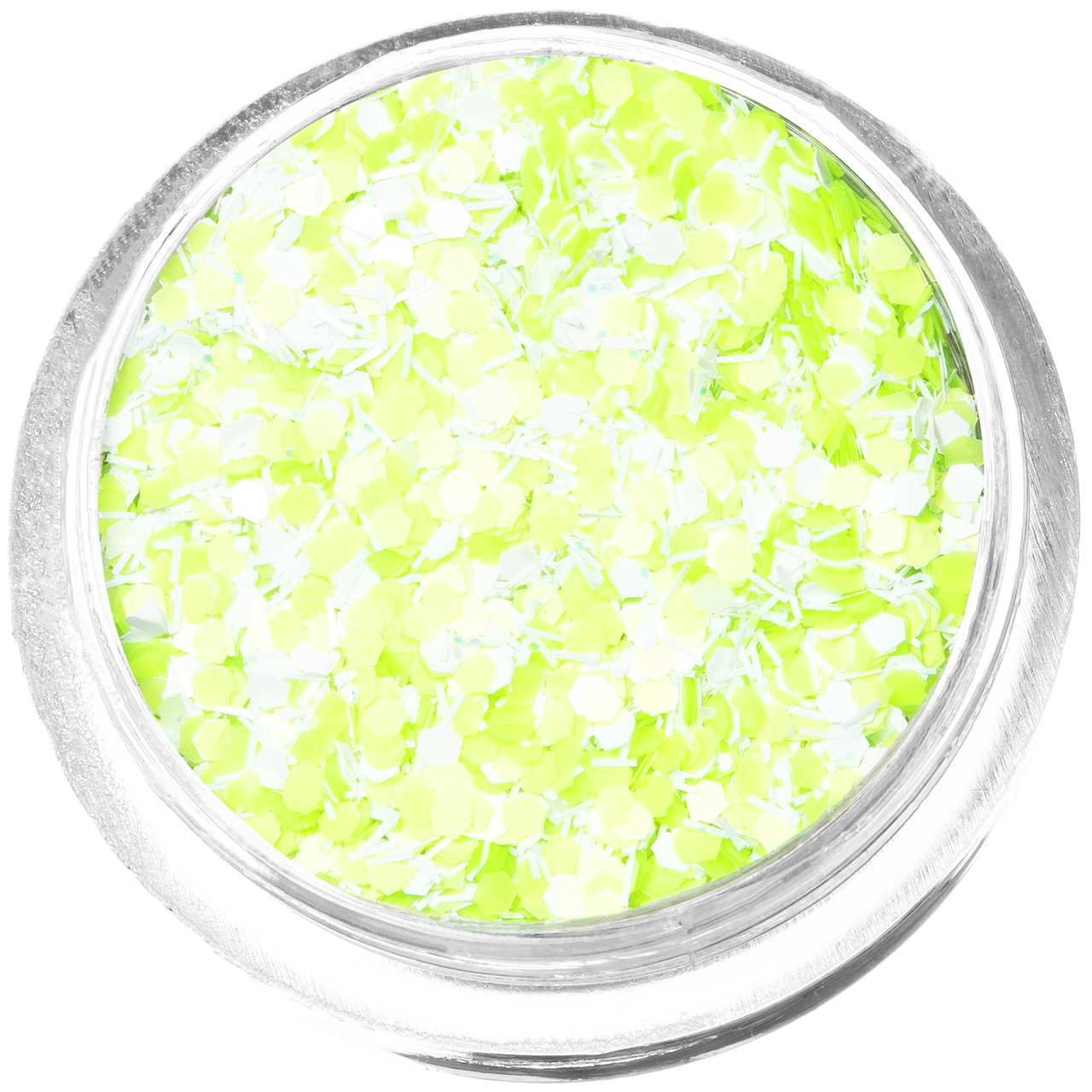 Конфеті для дизайну K-08, лимонно-білий мікс