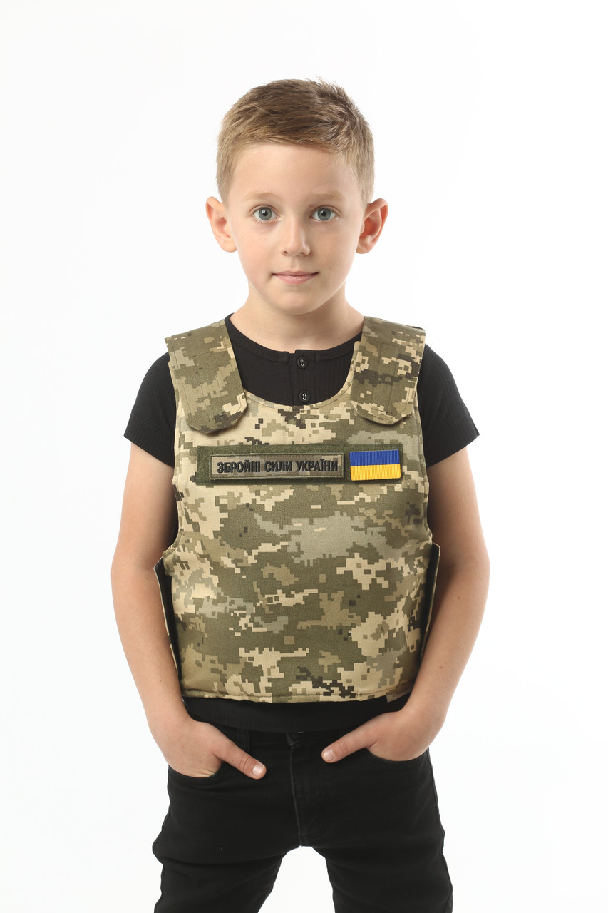 Дитячий ігровий костюм "Бронежилет" унісекс 5-7 років / Костюм карнавальний для садка, фото 1