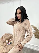 Махровий жіночий костюм-піжама "Palmira"| Батал, фото 3