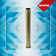 Труба хромована для сифона до умивальника 32х300 мм антикварна латунь RS4-AB McAlpine