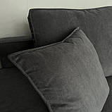 Новий розкладний кутовий в тканині диван, фото 9