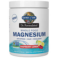 Витамины и минералы Garden of Life Dr. Formulated Whole Food Magnesium, 420 грамм Лимон-малина (421 грамм)