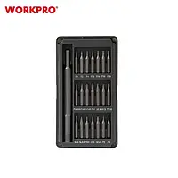 Викрутка для точних робіт з насадками WORKPRO (21 попер.) PRO PLUS WP200511