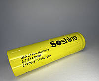 Аккумулятор Soshine 21700 3.7V 4000mah 20! Li-Ion