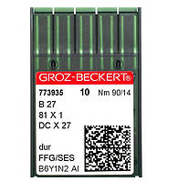 Игла швейная промышленная для оверлока GROZ BECKERT B27/ №90 SES