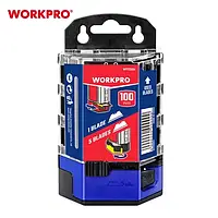 Лезвие трапециевидные для ножа WORKPRO (100 ед.) SK2 PRO WP213004