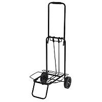 Тележка ручная хозяйственная Черная Bo-Camp Luggage Trolley Foldable 35 kg Black (5267281)