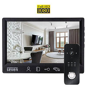 Комплект домофону 7 дюймів з панеллю виклику SEVEN DP-7571/07Kit black