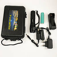 Мощный карманный фонарик BL-1831 T6 Police Zoom / Фонарик тактический аккумуляторный ручной / Мощный ZE-645