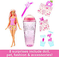 Кукла Барби Клубничный Лемонад Pop Reveal & Accessories Strawberry Lemonade Scent HNW41