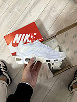 Кросівки найк Nike Air Max TN premium white Кросівки на кожен день Чоловічі кросівки