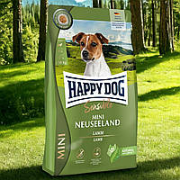 Сухой корм Happy Dog Mini Neuseeland для собак малых пород с мясом ягненка и рисом, 4 кг