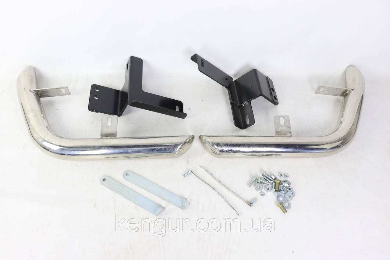 Дуги для захисту заднього бампера - кути одинарні (JAN) Toyota LC 120 Prado 2002-2009