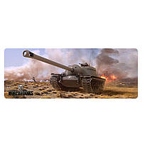 Коврик 300*700 тканевой World of Tanks-46, толщина 2 мм, OEM l