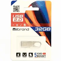 Флеш память Mibrand Irbis MI2.0/IR32U3S Silver 32 GB USB 2.0