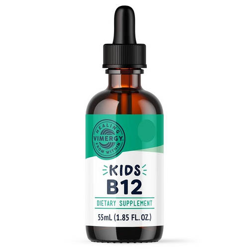 Vimergy Kids Organic B12 (55 ml) Витамины для поддержания иммунитета ...