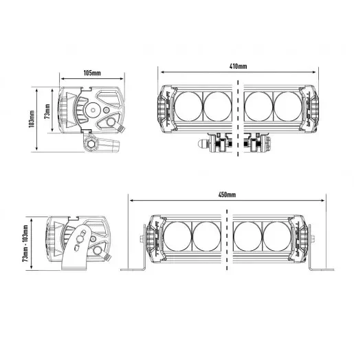 Светодиодная балка Lazer Triple-R 1000 Elite GEN-2 00R8-G2-EL-B - фото 4 - id-p2040364155