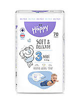 Підгузки Bella Baby Happy midi (3). 70 шт (вага 5-9 кг)